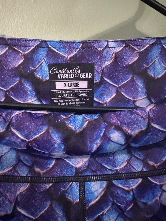 Constantly Varied Gear Other - Constantly Varied Gear Blue and Purple Mermaid Scale Leggings